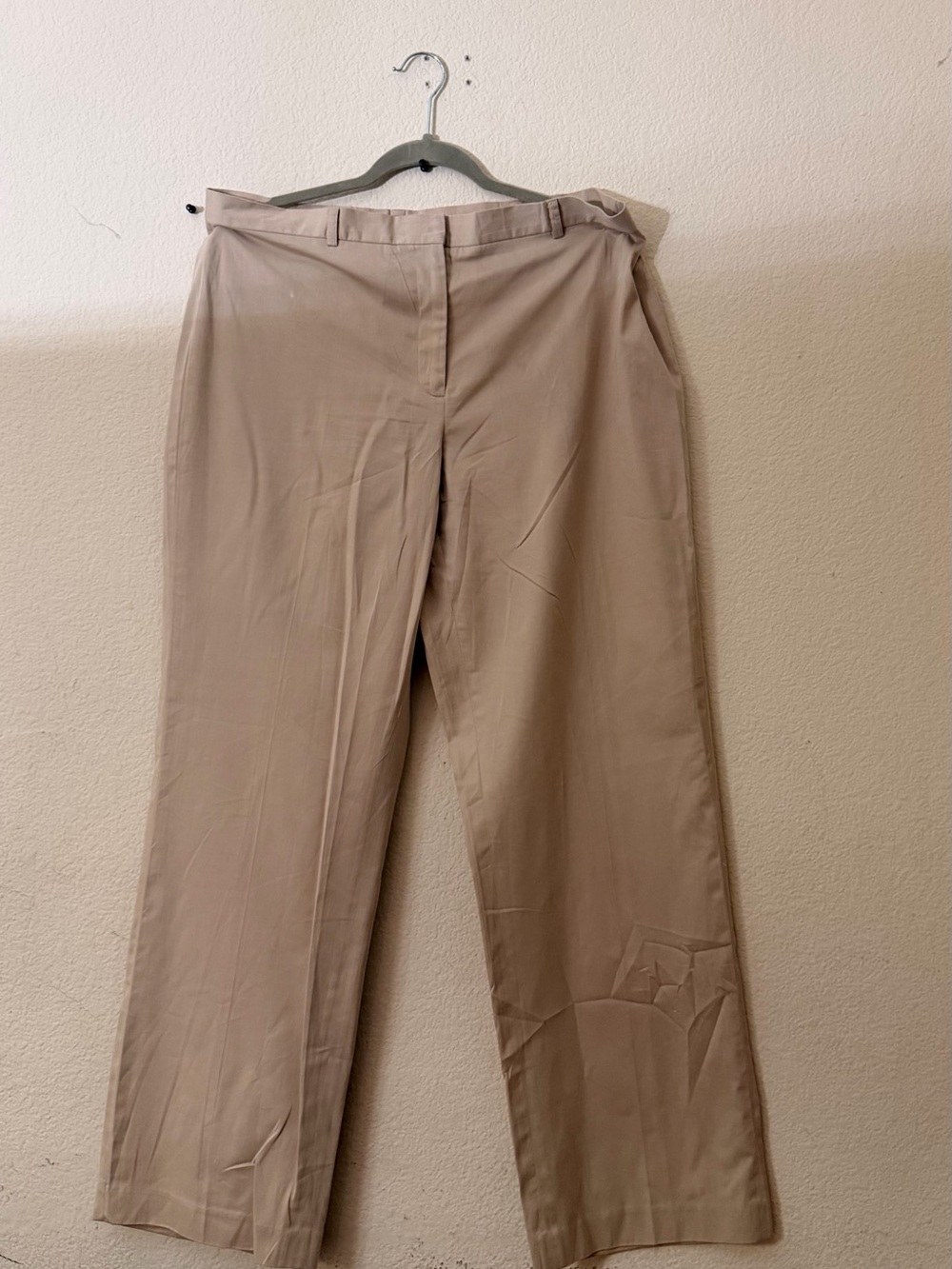 Jones New York Women's Straight-Leg Trousers in Beige